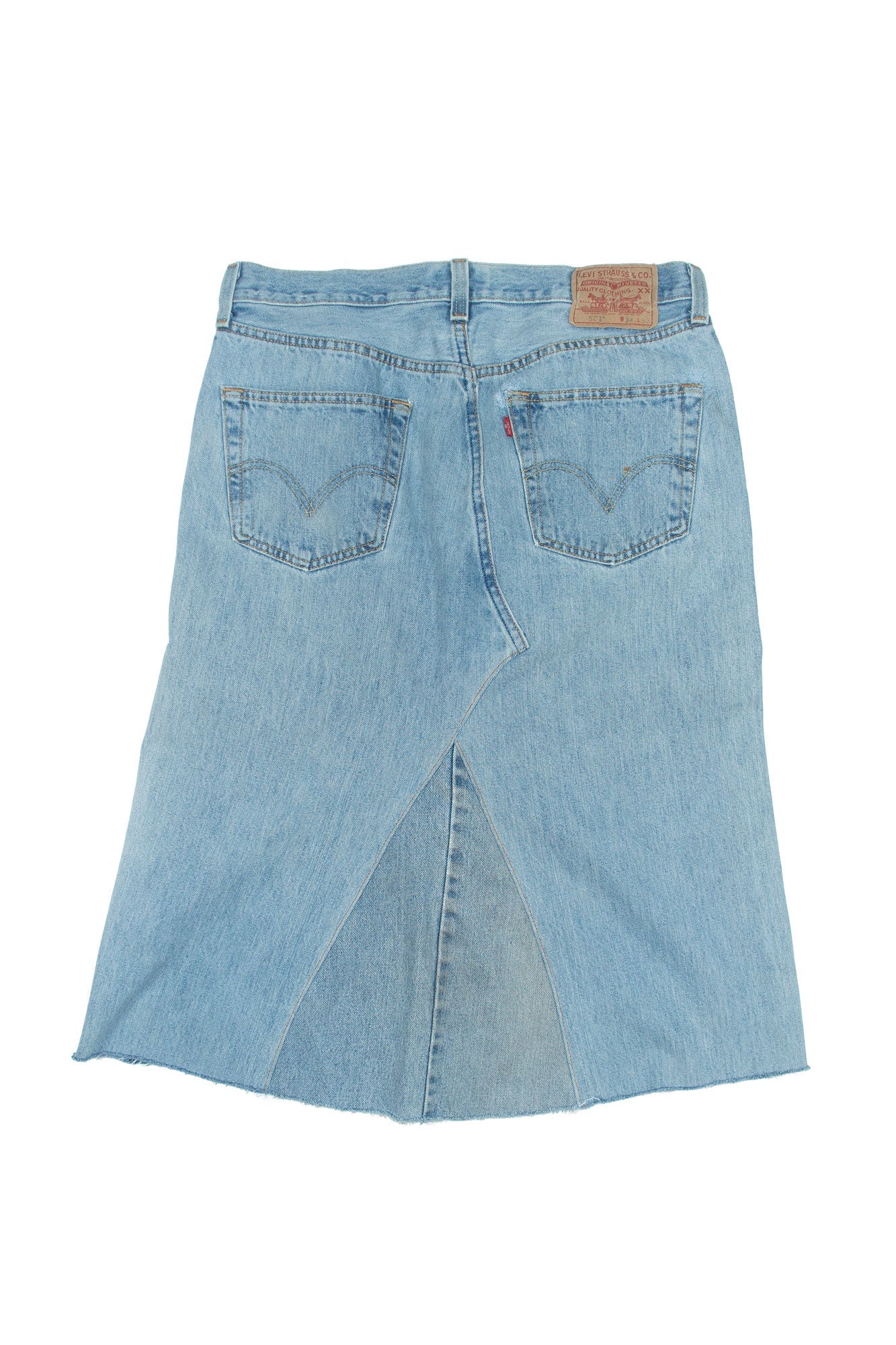 B Sides Reworked Skirt - Vintage Indigo