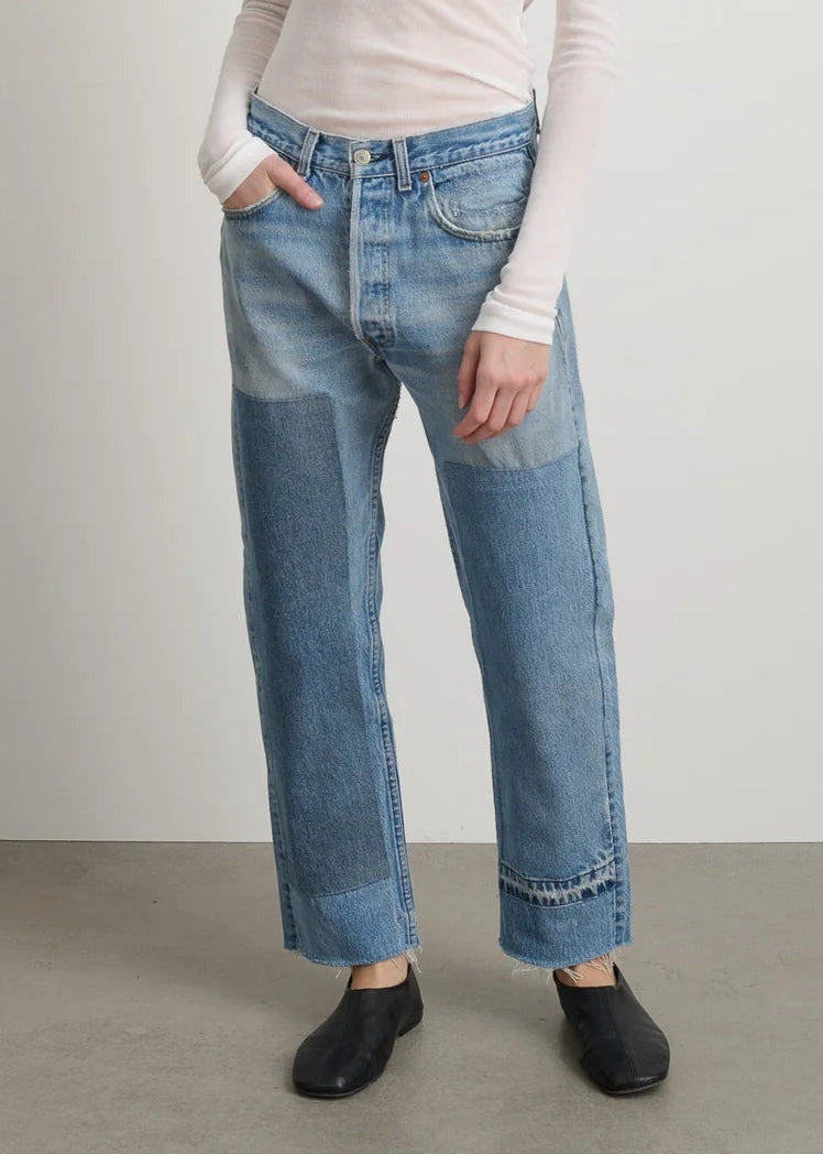 B Sides Vintage Patchwork Jean No. 2 - Vintage Indigo