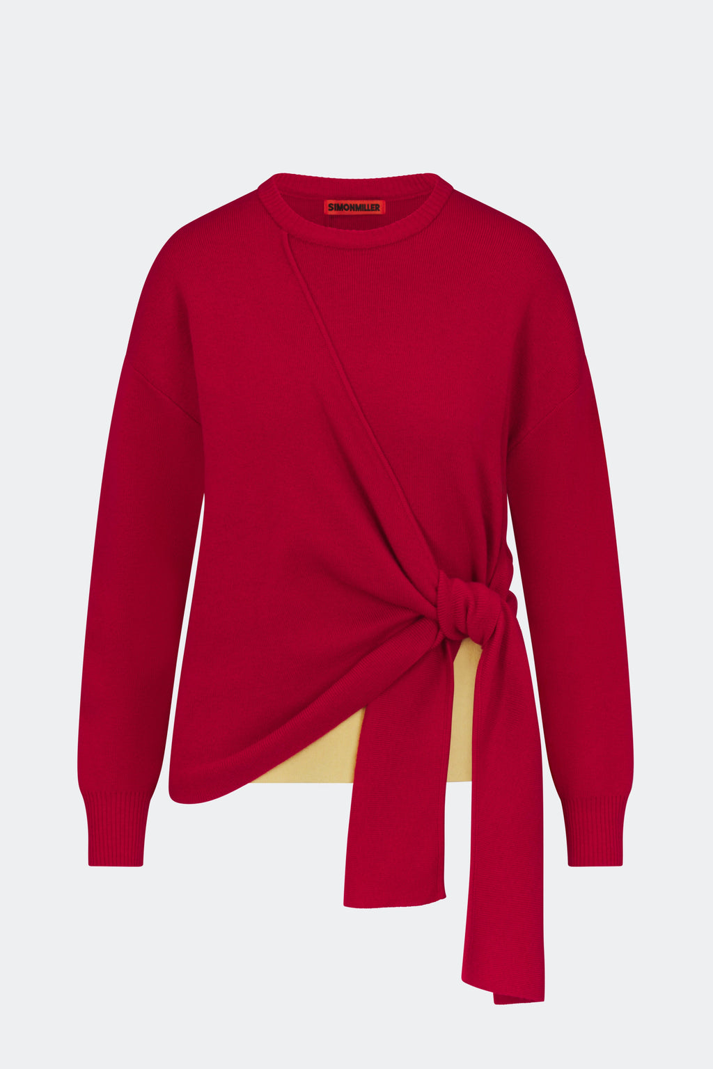 Simon Miller Vista Merino Blend Sweater - Butter/Classic Red