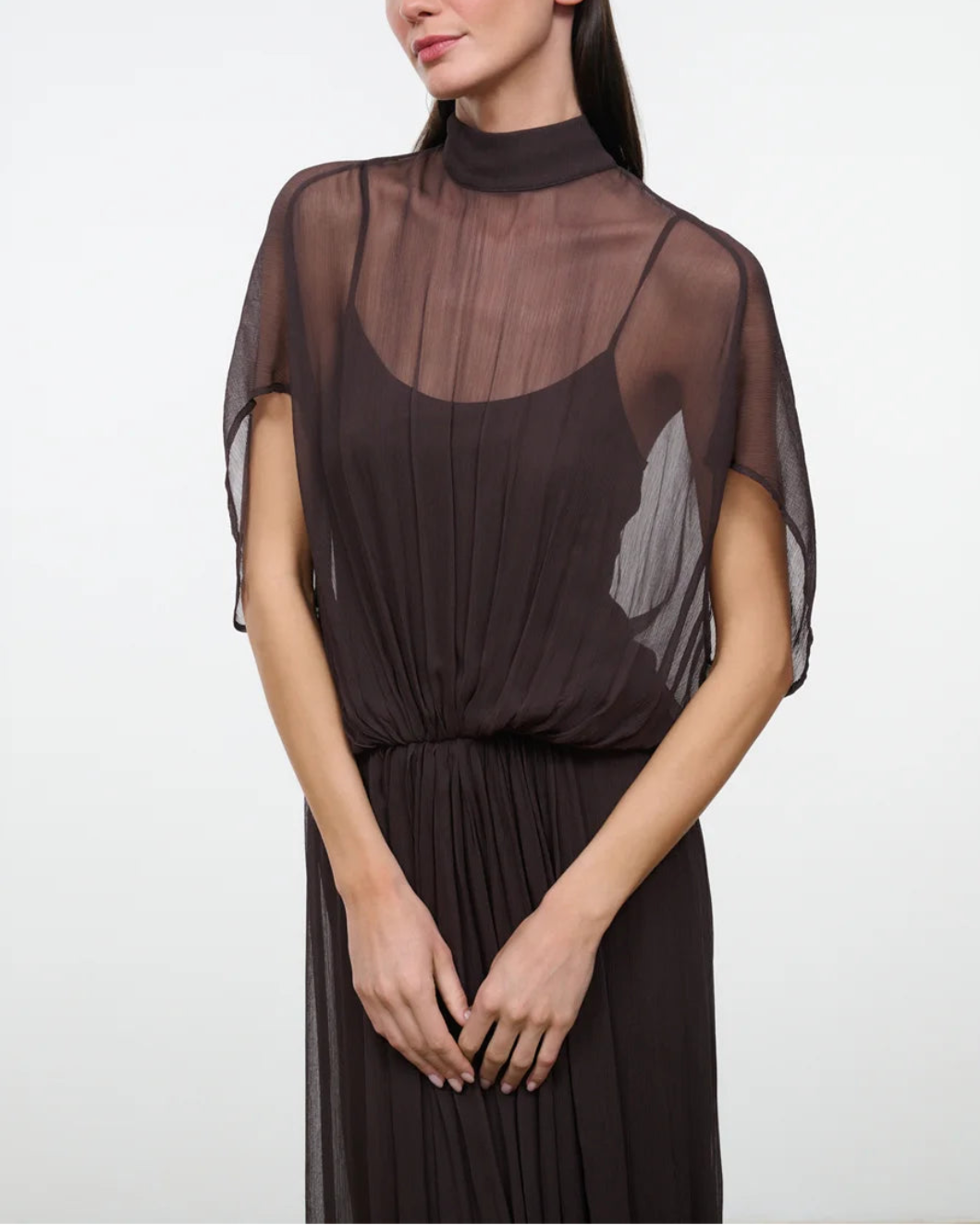 Staud Viviana Dress - Brown