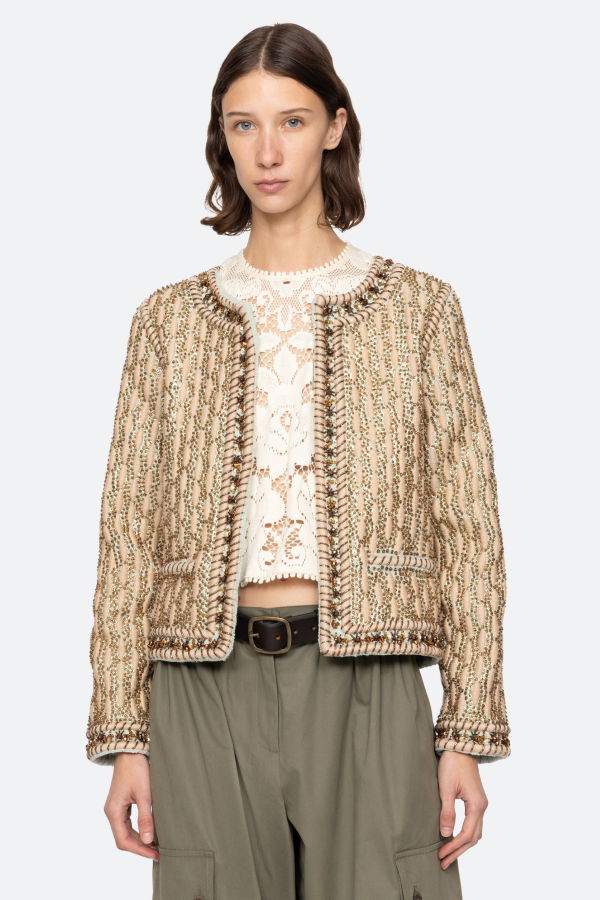 Sea NY Viviana Jacket - Gold
