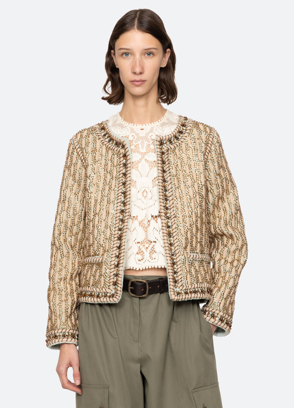 Sea NY Viviana Jacket - Gold