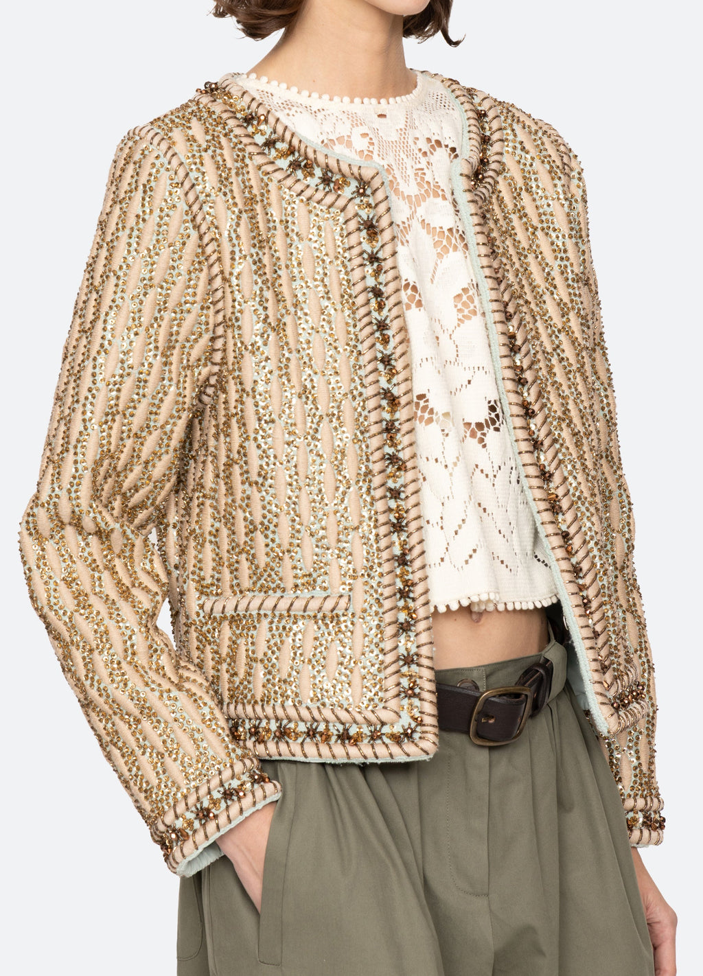 Sea NY Viviana Jacket - Gold