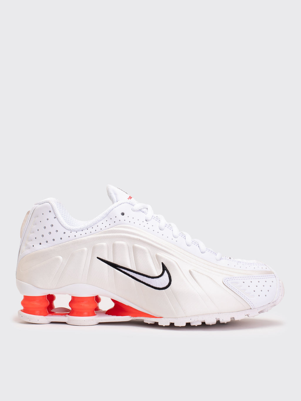 Nike Shox R4 Sneaker - White/White Phantom-Picante Red