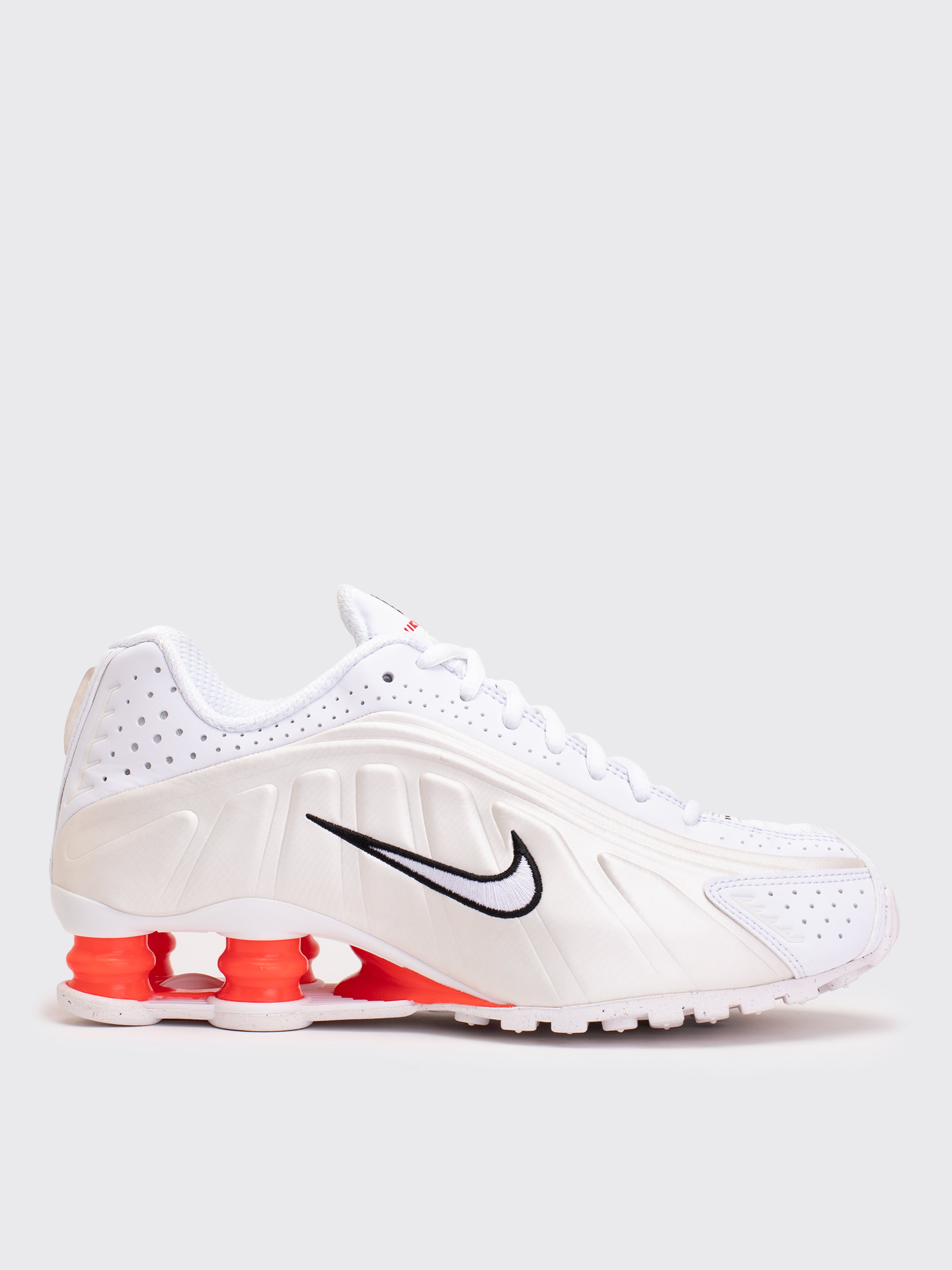 Nike Shox R4 Sneaker - White/White Phantom-Picante Red