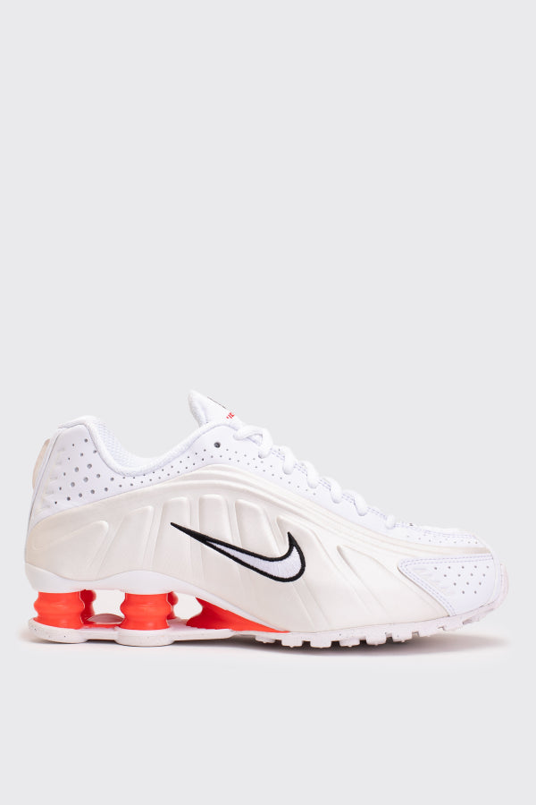 Nike Shox R4 Sneaker - White/White Phantom-Picante Red