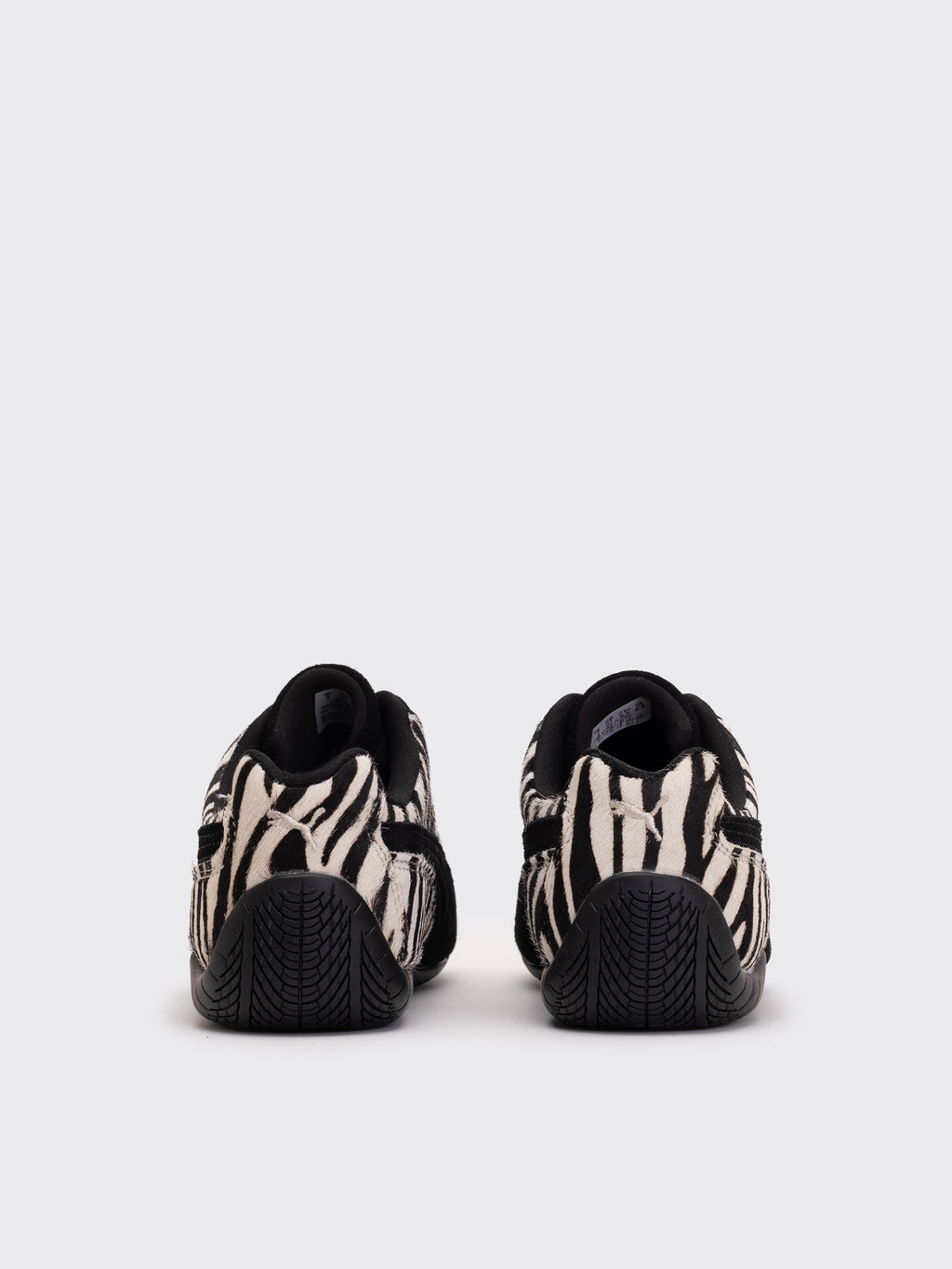 Puma W Speedcat Zebra Sneaker - Warm White-Puma Black