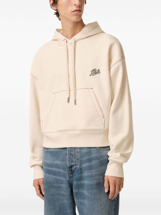 AMI Hoodie - White Creme
