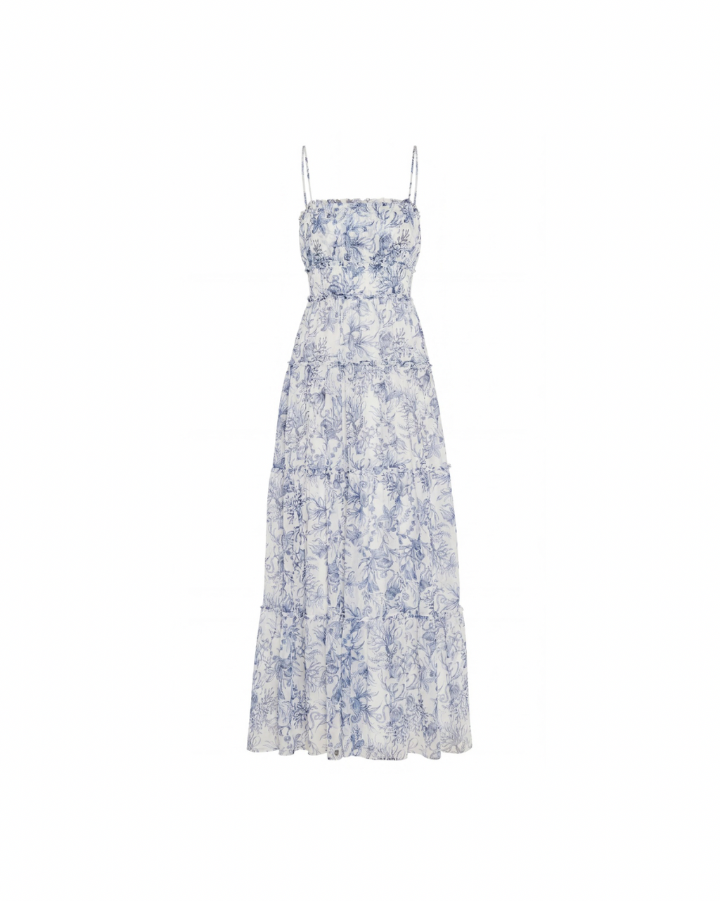 Amanda Uprichard Willow Maxi Dress - Deep Sea