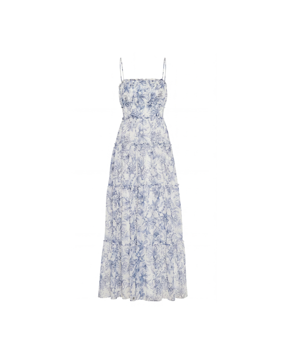 Amanda Uprichard Willow Maxi Dress - Deep Sea
