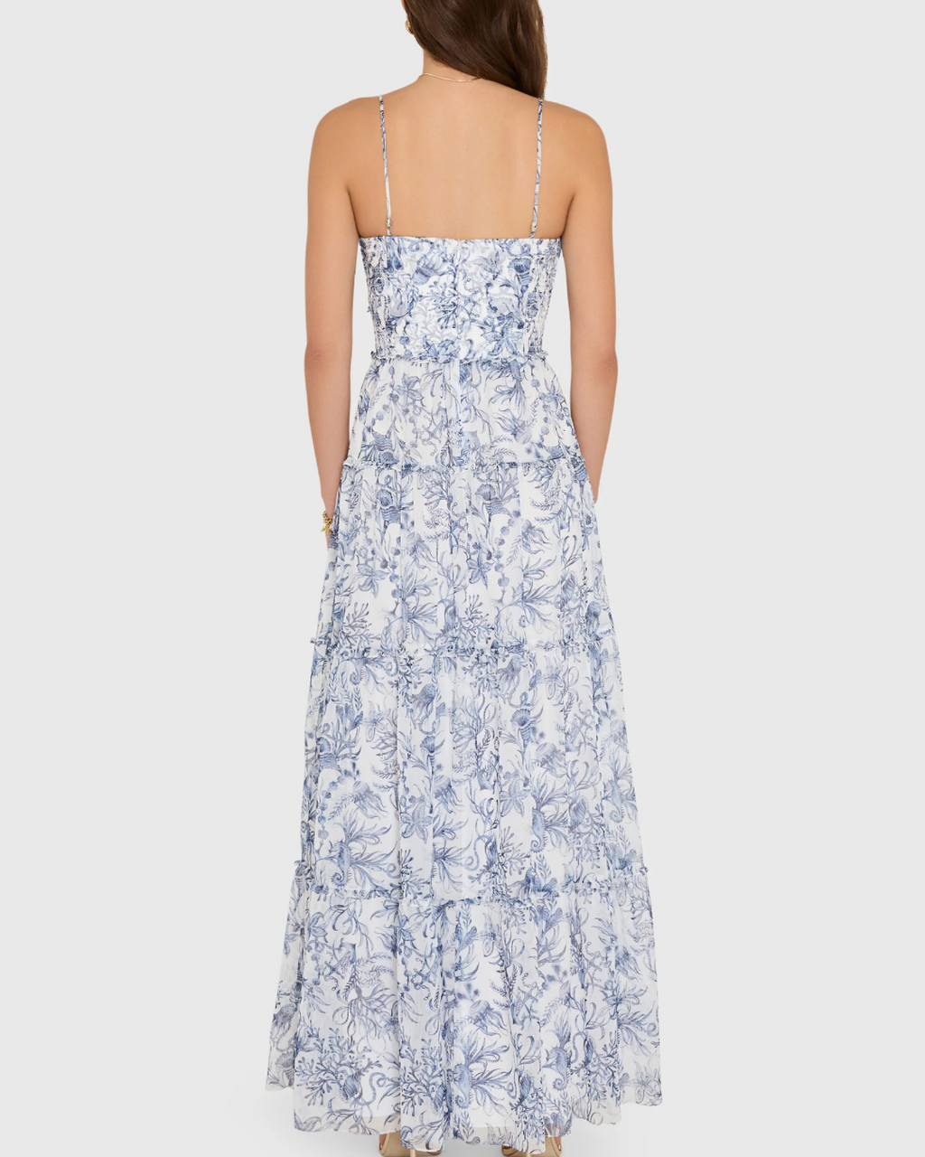 Amanda Uprichard Willow Maxi Dress - Deep Sea