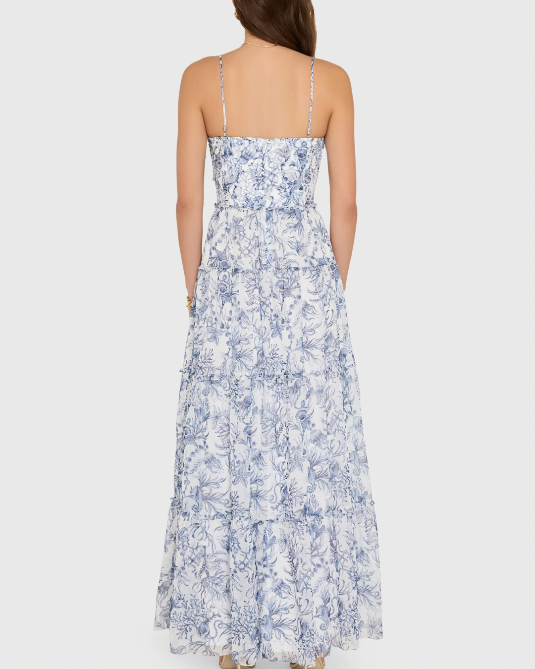 Amanda Uprichard Willow Maxi Dress - Deep Sea