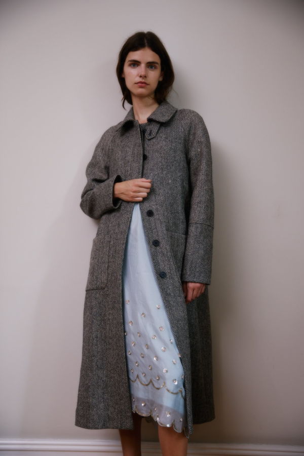 Caramel WOMAN BEADED SKIRT - AQUA