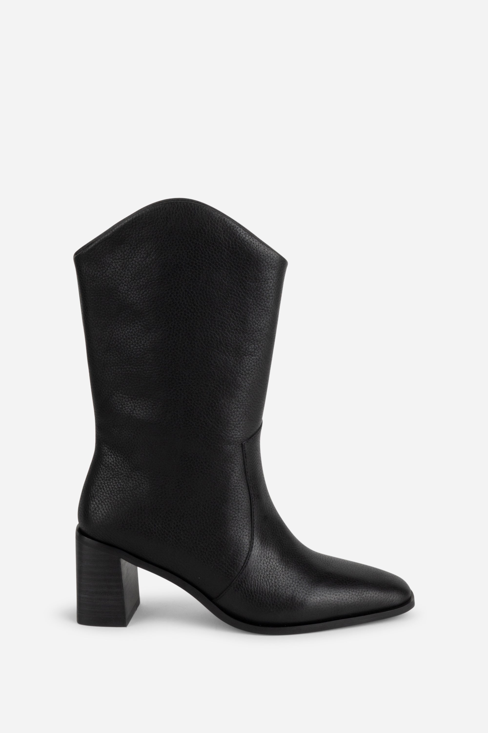 INTENTIONALLY __________. Worth Leather Western Boot - Black