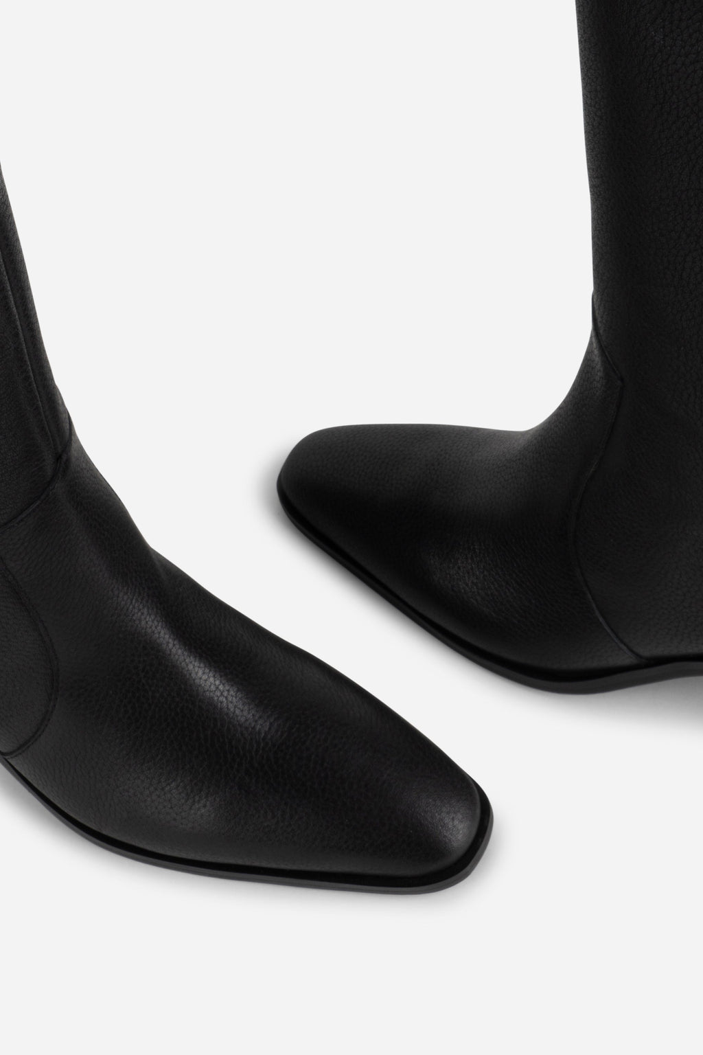 INTENTIONALLY __________. Worth Leather Western Boot - Black