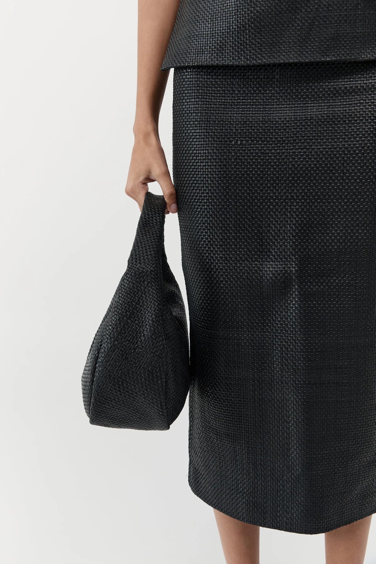St. Agni Woven Large Bon Bon Bag