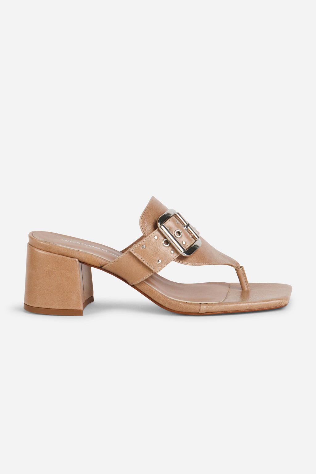 INTENTIONALLY __________. Wynona Thong Mule Heel