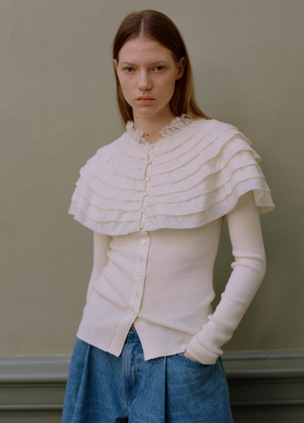 Sea NY Wanda Cardigan - Cream