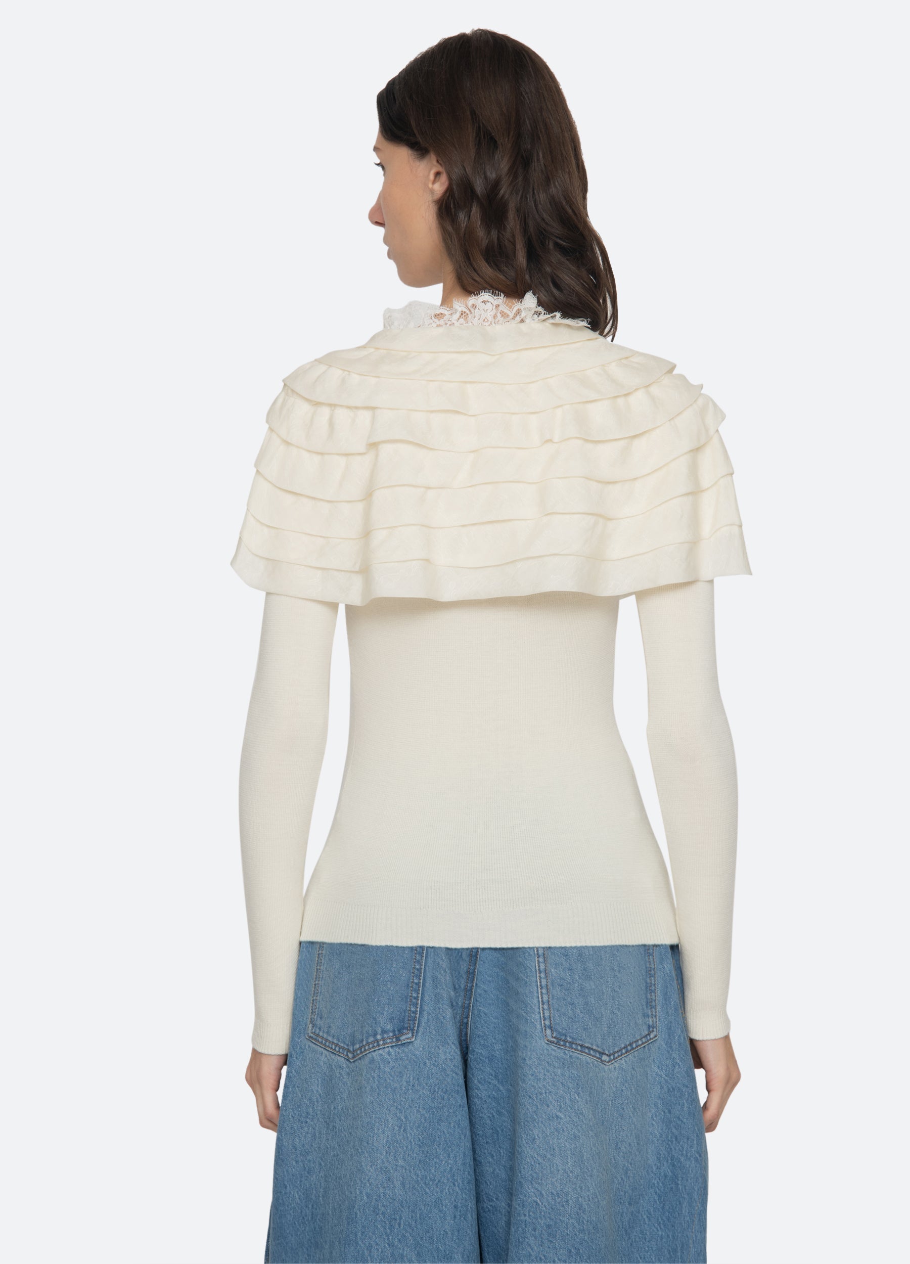 Sea NY Wanda Cardigan - Cream