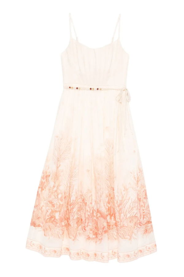 Zimmermann Wanderlust Corset Midi Dress