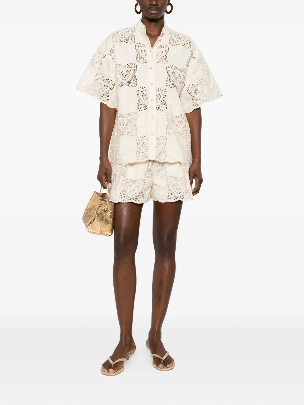 Zimmermann Wanderlust Tuck Short Shorts