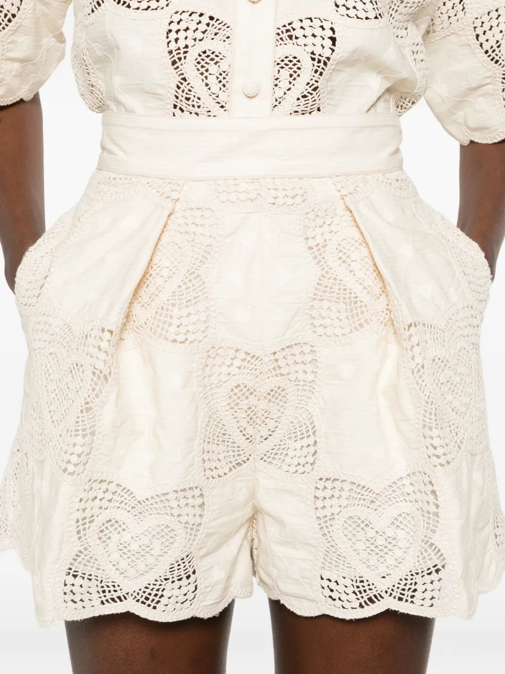 Zimmermann Wanderlust Tuck Short Shorts