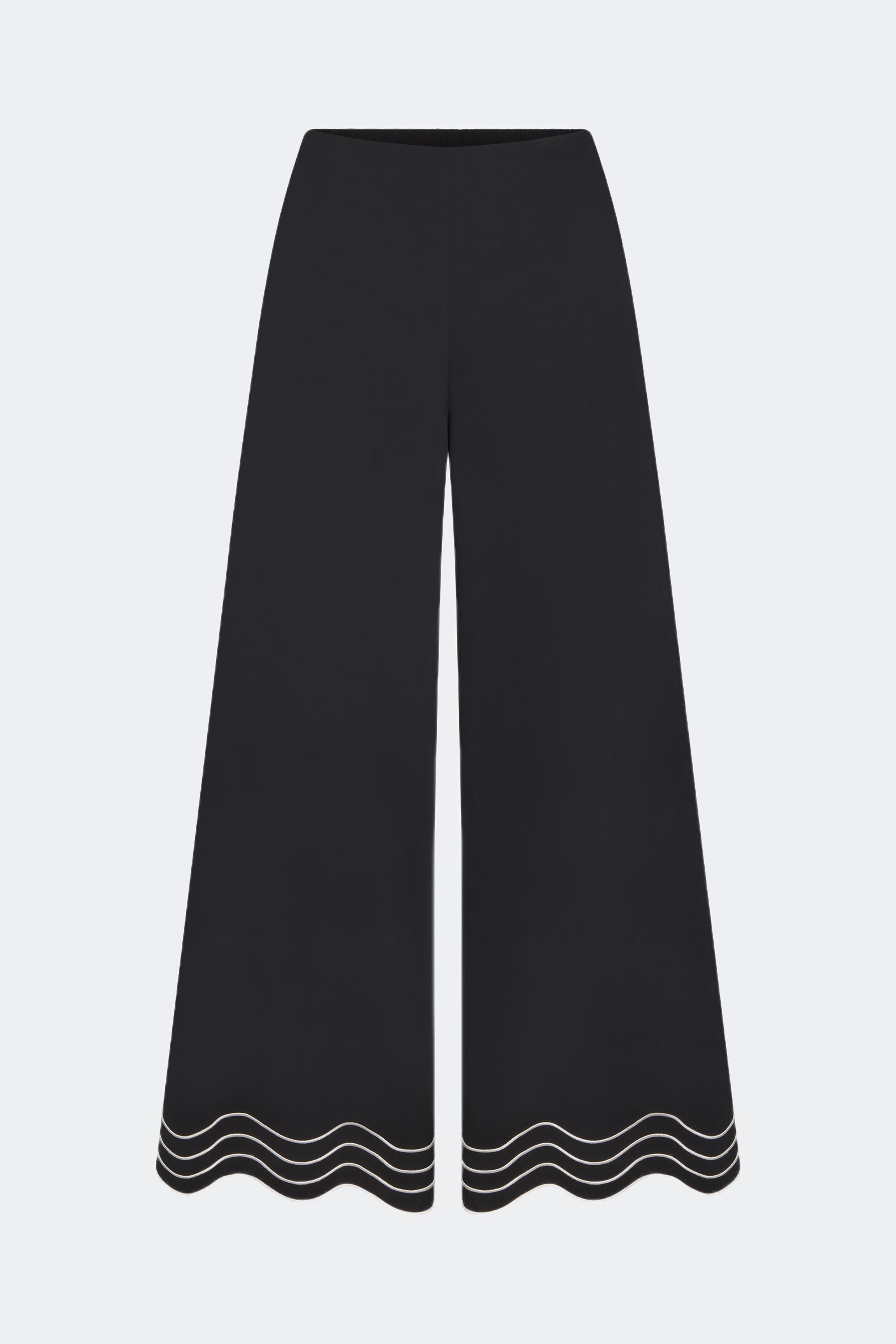 Simon Miller Wavy Cropped Poplin Pant - Black