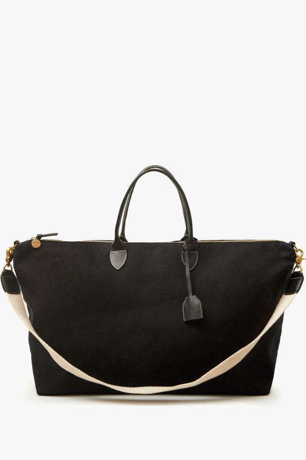 Clare V. Weekender - Black Canvas