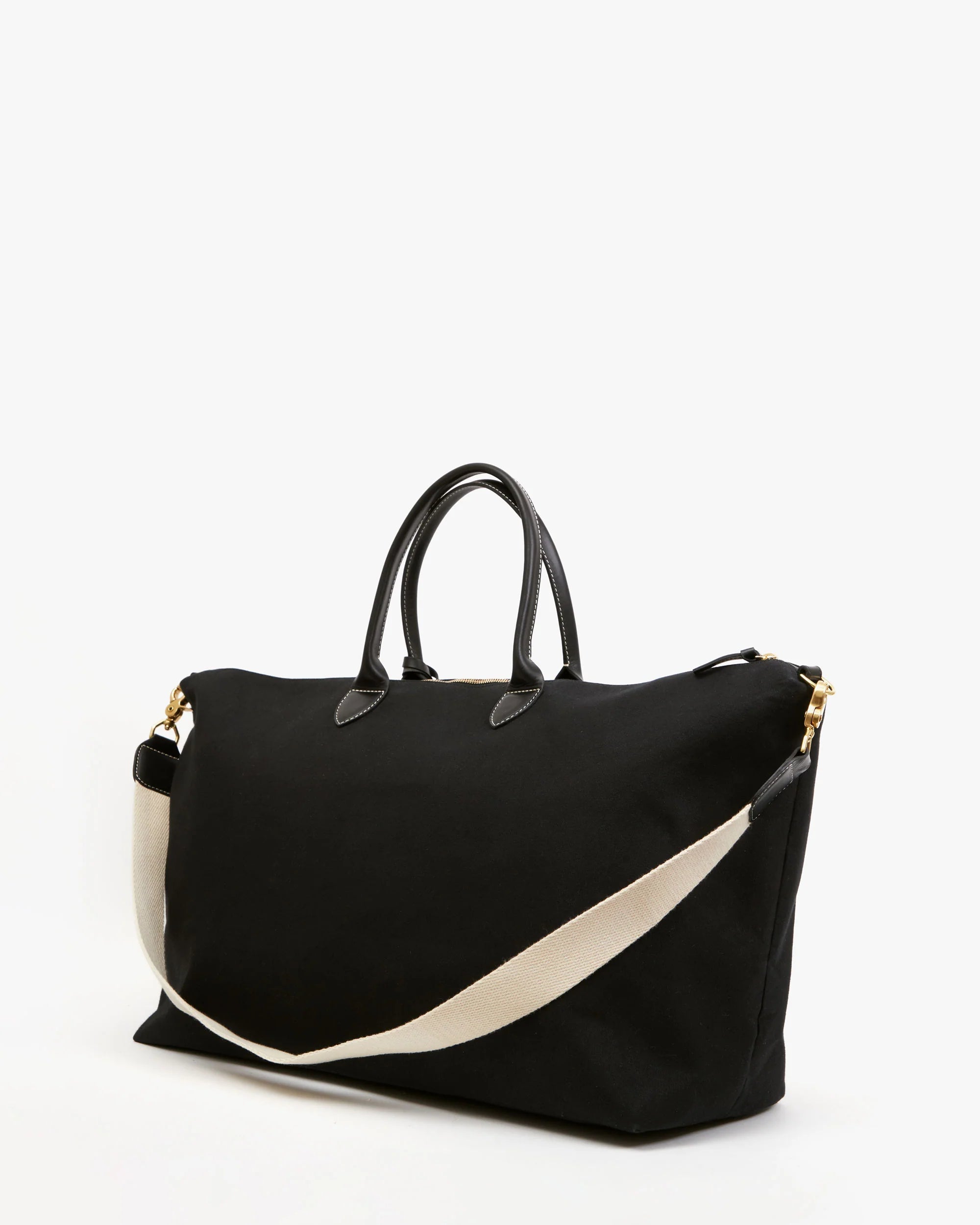 Clare V. Weekender - Black Canvas