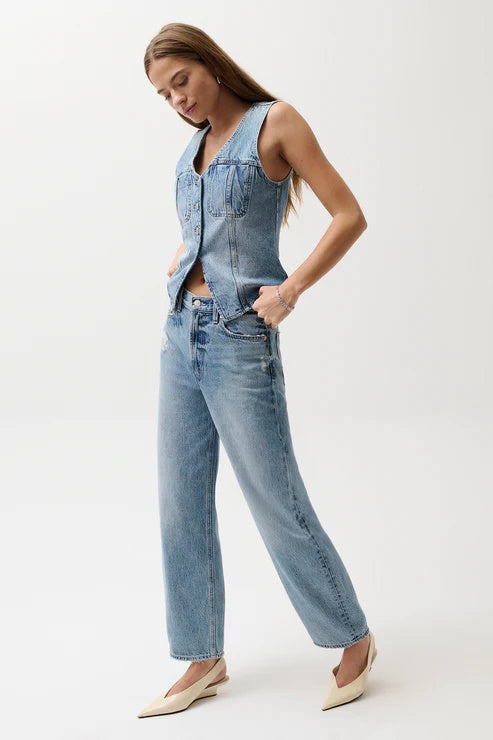 Pistola Wes High Rise Barrel Jean