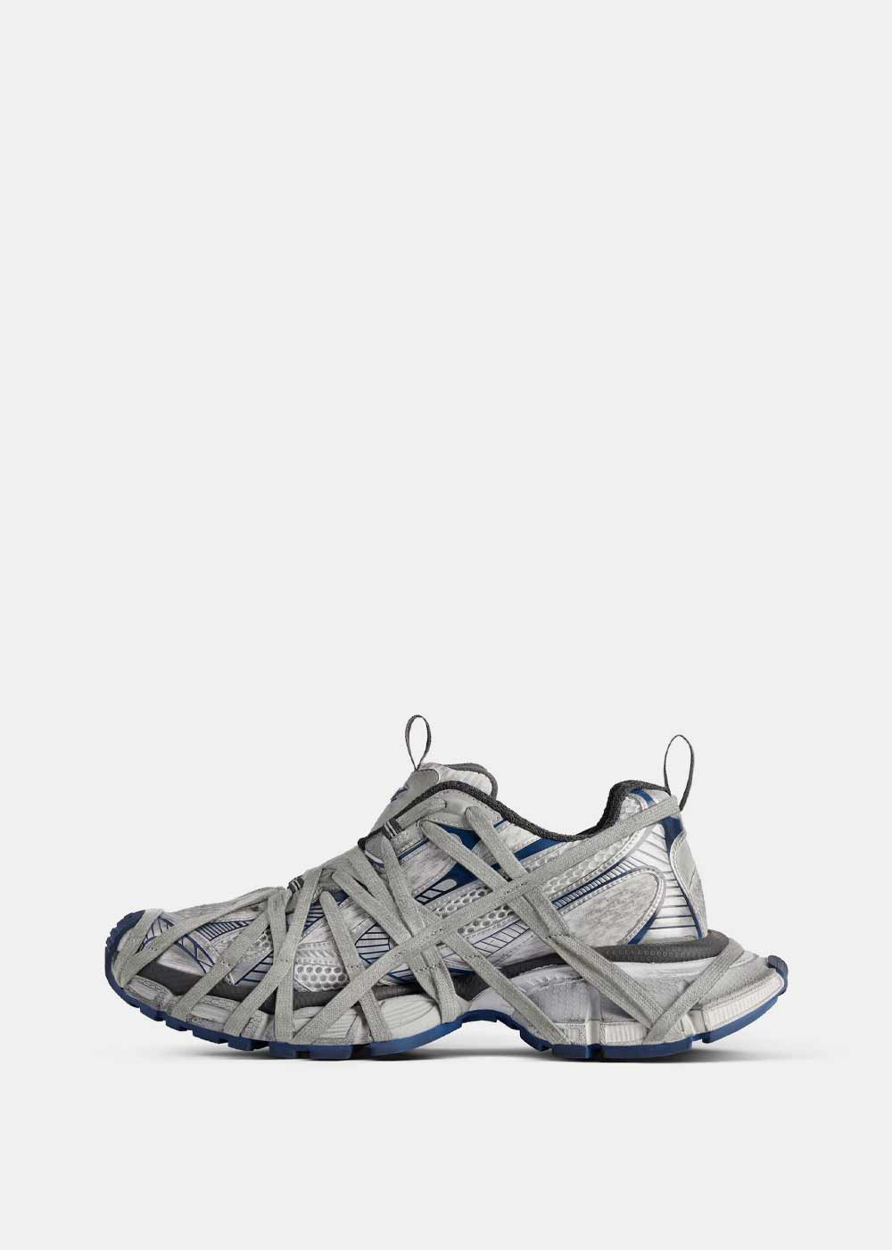 Balenciaga 3XL Extreme Lace Sneaker - White/Grey/Navy