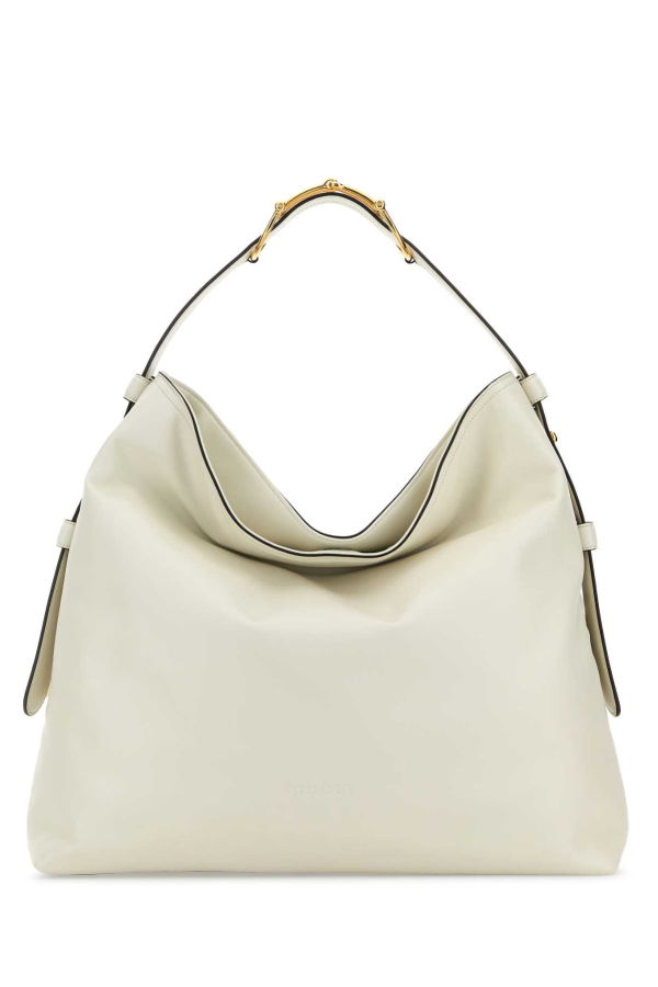 Gucci Beatrix Large Leather Tote Bag - Dusty White