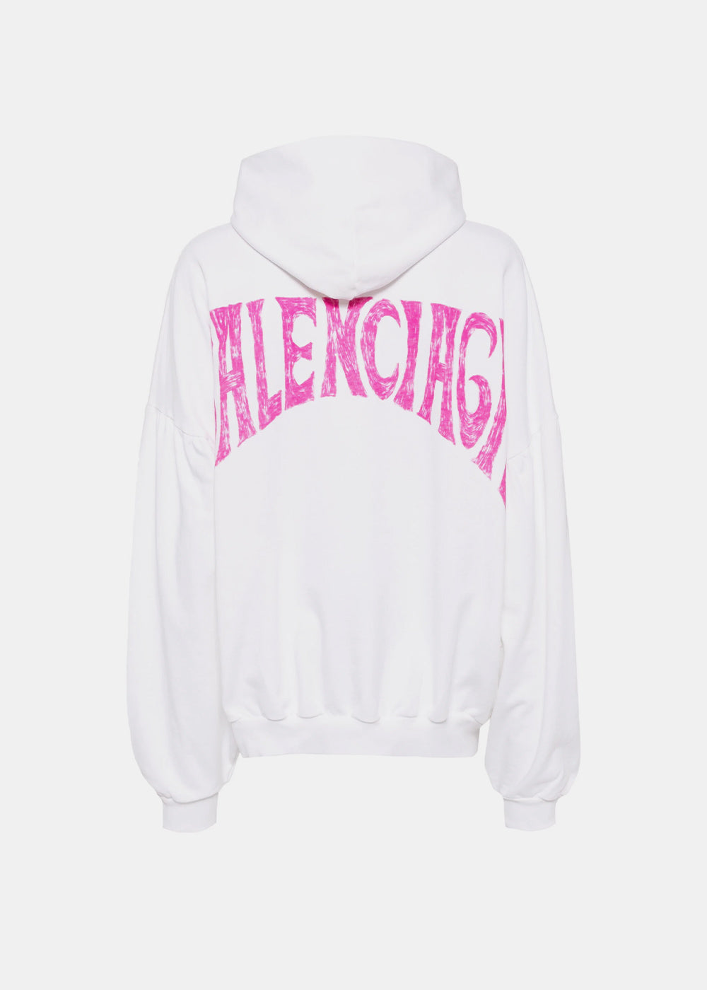 Balenciaga Paris Tropical Hoodie - White/Pink