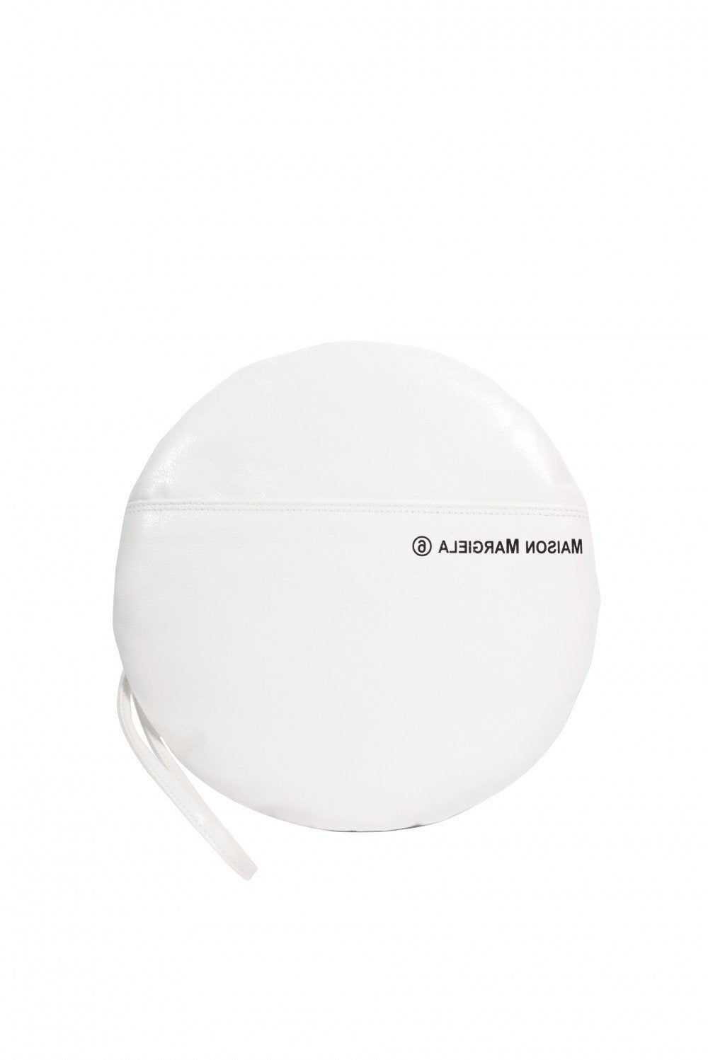 MM6 Maison Margiela Round Clutch Bag - White