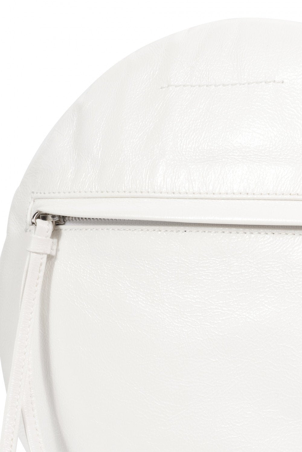 MM6 Maison Margiela Round Clutch Bag - White