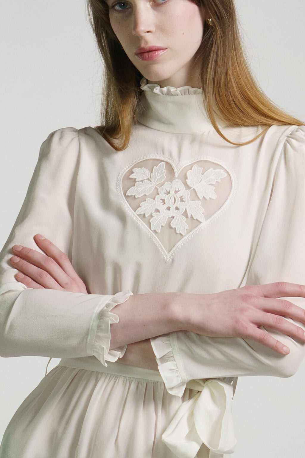 Kristinit Sirsna Silk Heart Dress