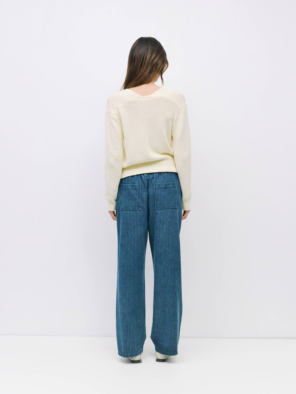 Mod Ref Layla Cotton V-Neck Cardigan