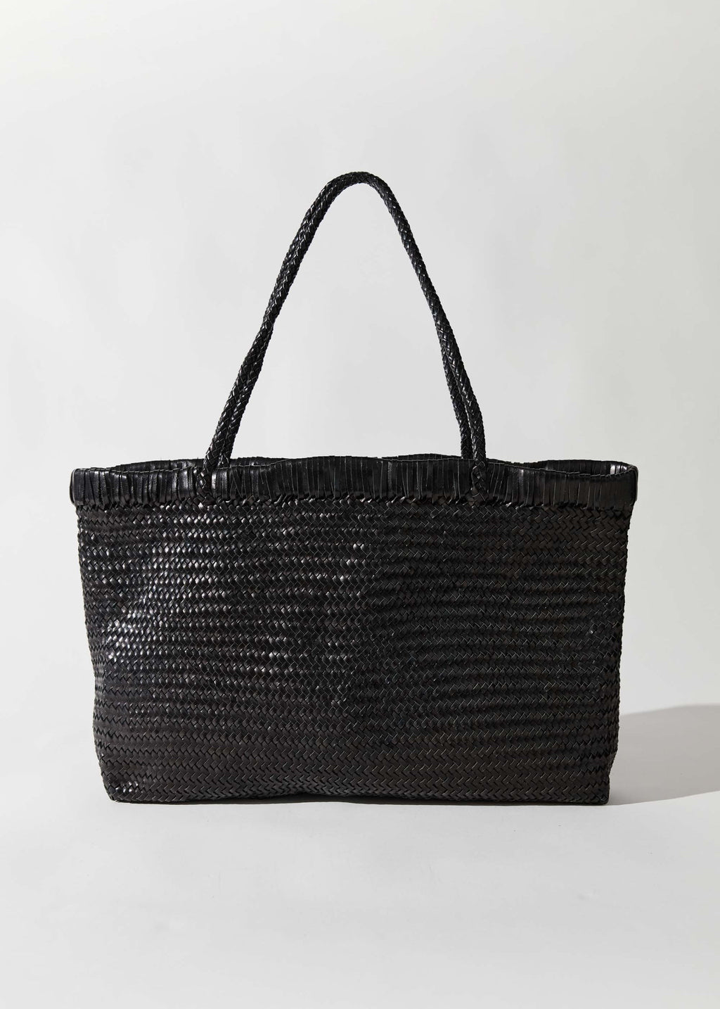 St. Agni Wide Bagu Woven Tote