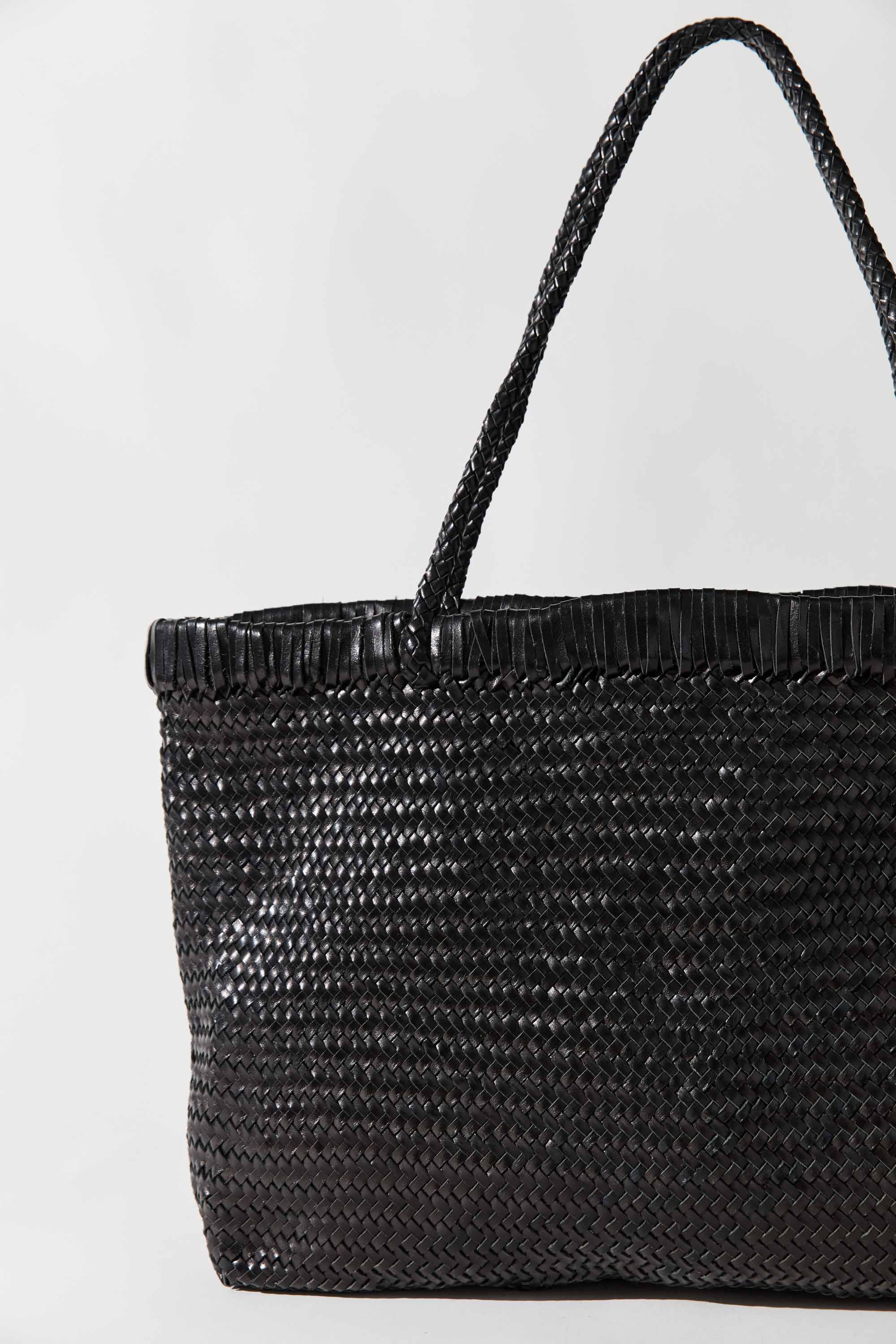 St. Agni Wide Bagu Woven Tote