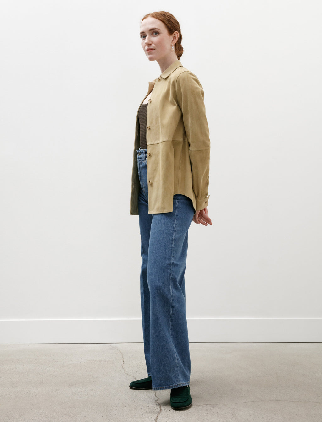 Totême Wide Leg Denim Jeans