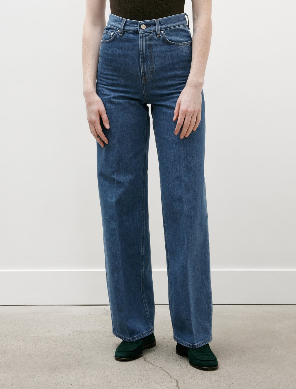 Totême Wide Leg Denim Jeans