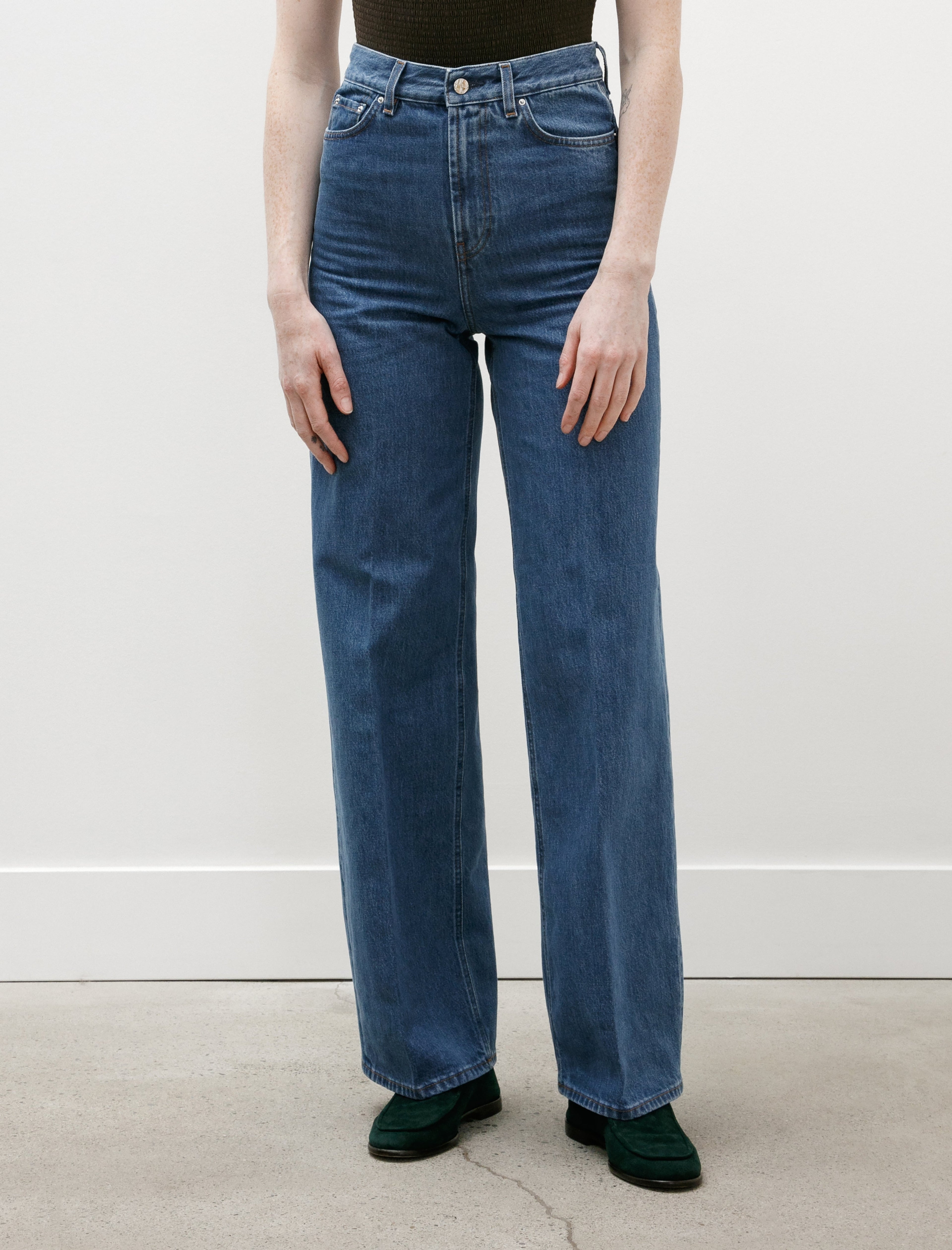 Totême Wide Leg Denim Jeans