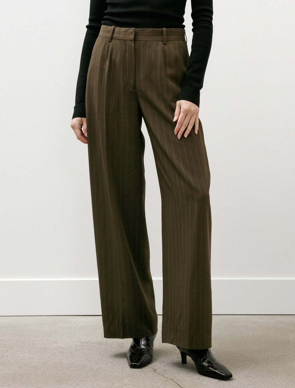 Totême Wide Pinstriped Trouser