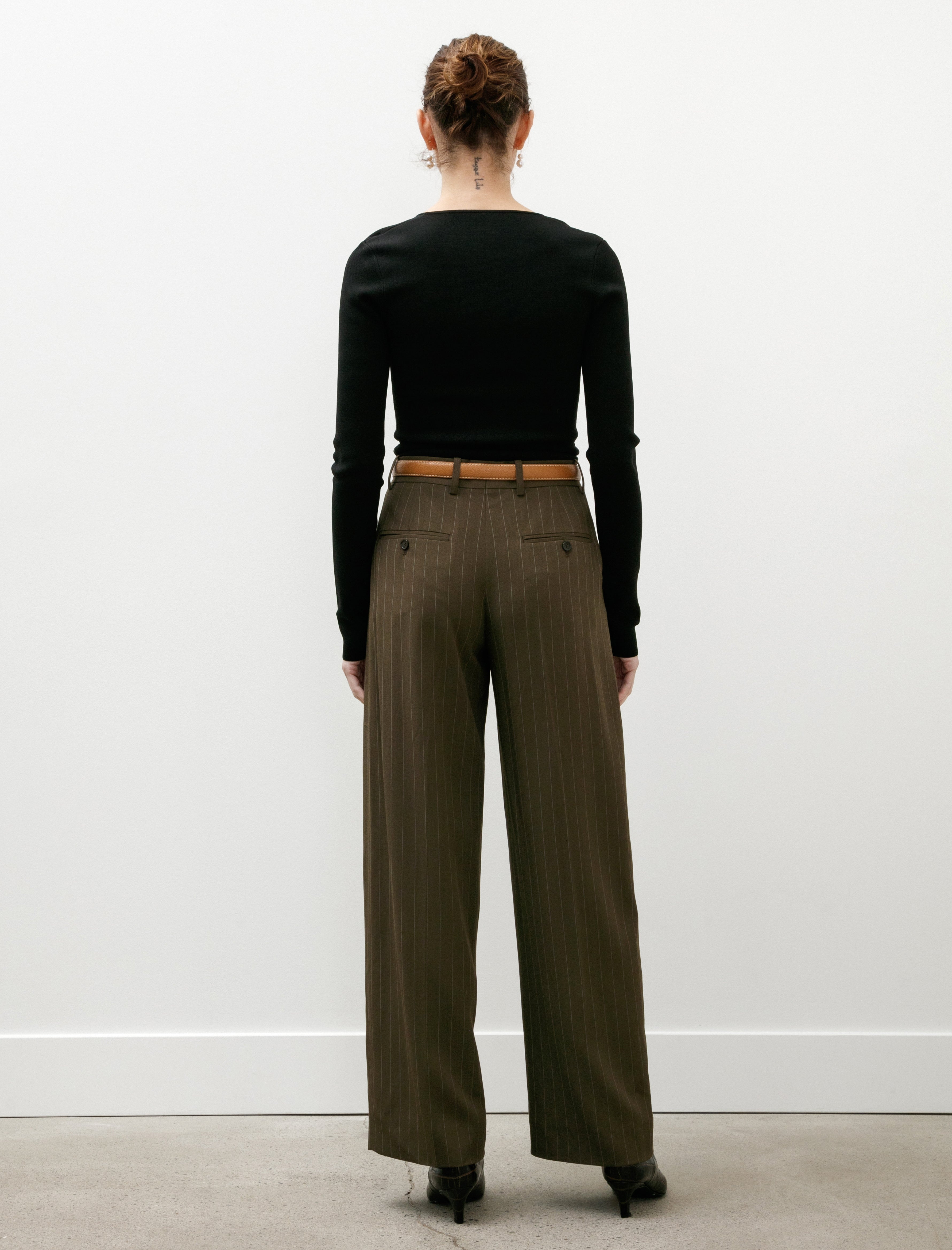 Totême Wide Pinstriped Trouser