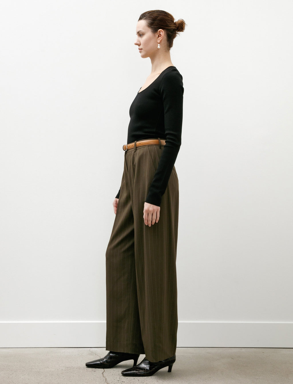 Totême Wide Pinstriped Trouser