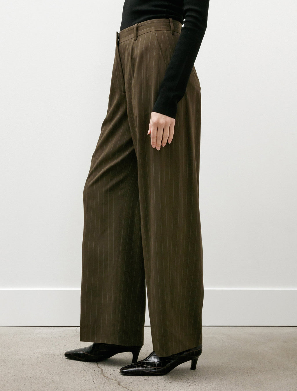 Totême Wide Pinstriped Trouser