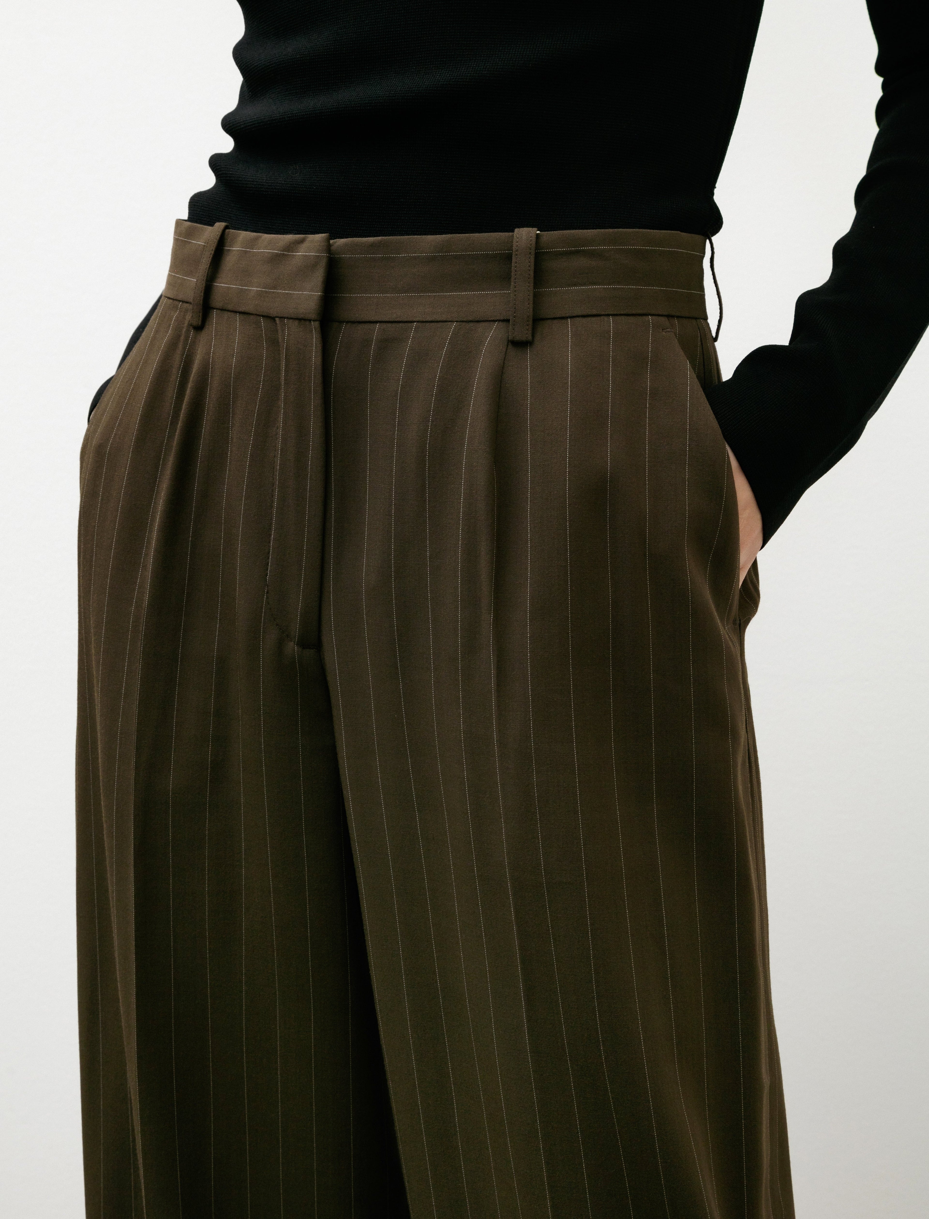 Totême Wide Pinstriped Trouser