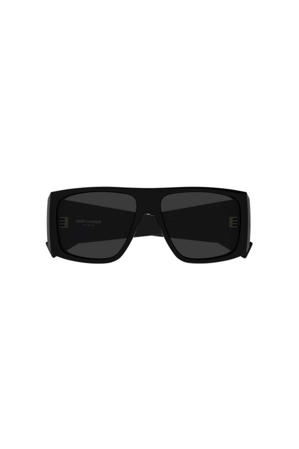 Saint Laurent Wide Rectangular Sunglasses - Black