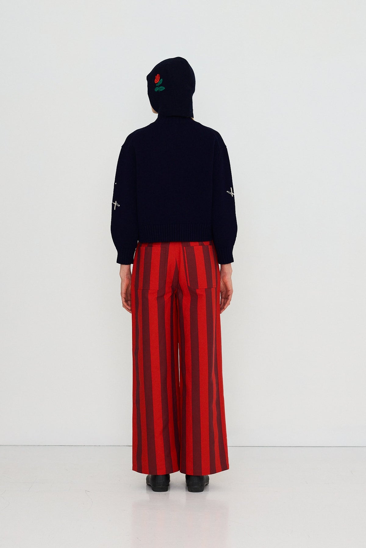 TINY BIG SISTER Wide Stripes Pocket Pants
