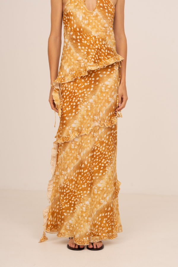 Carmensays Wild Ecstasy Animal Print Skirt